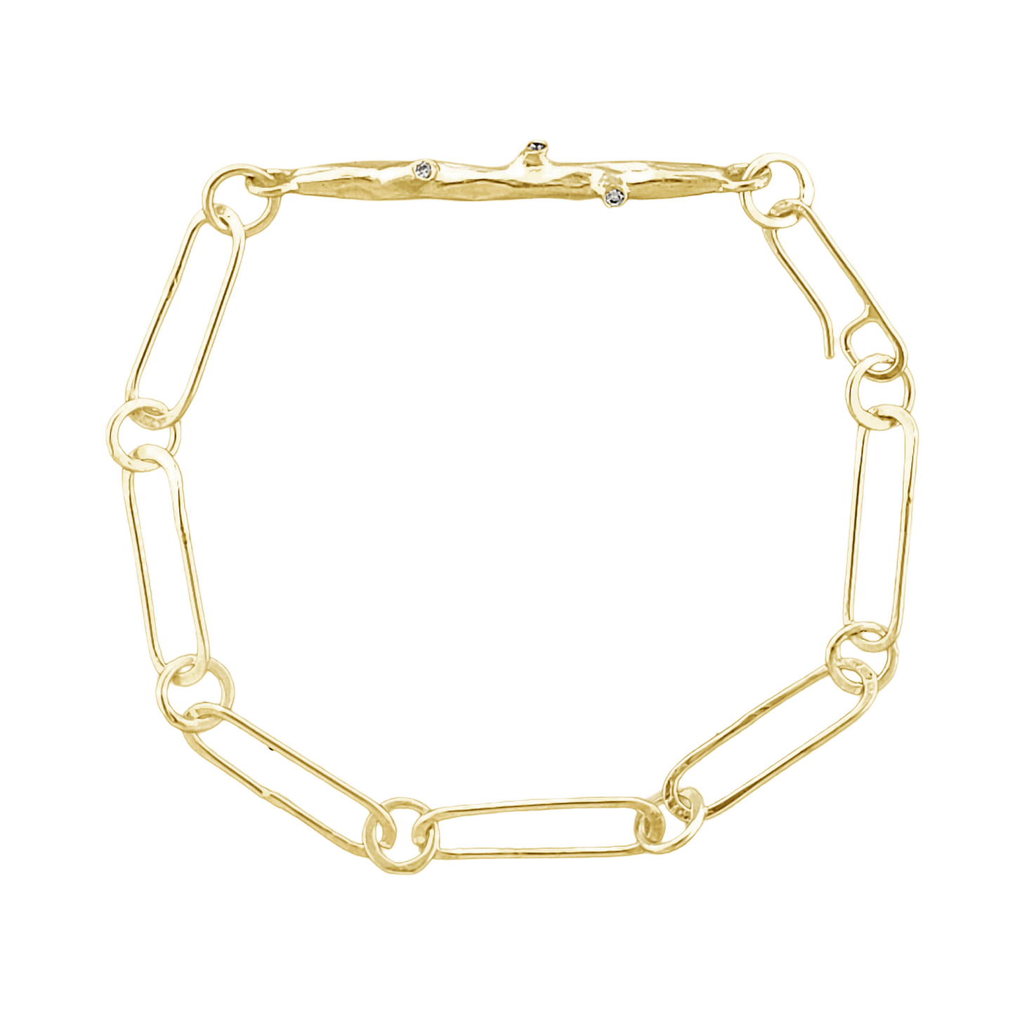 Twig Gold Diamond Bracelet