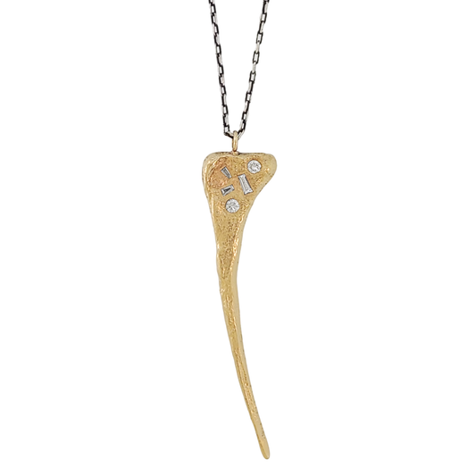 Os d'Oiseau Gold & Silver Necklace