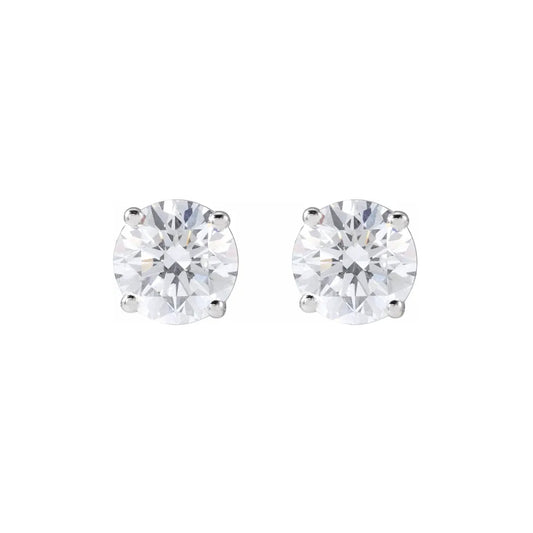 3 tcw Lab Grown Diamond Stud Earrings