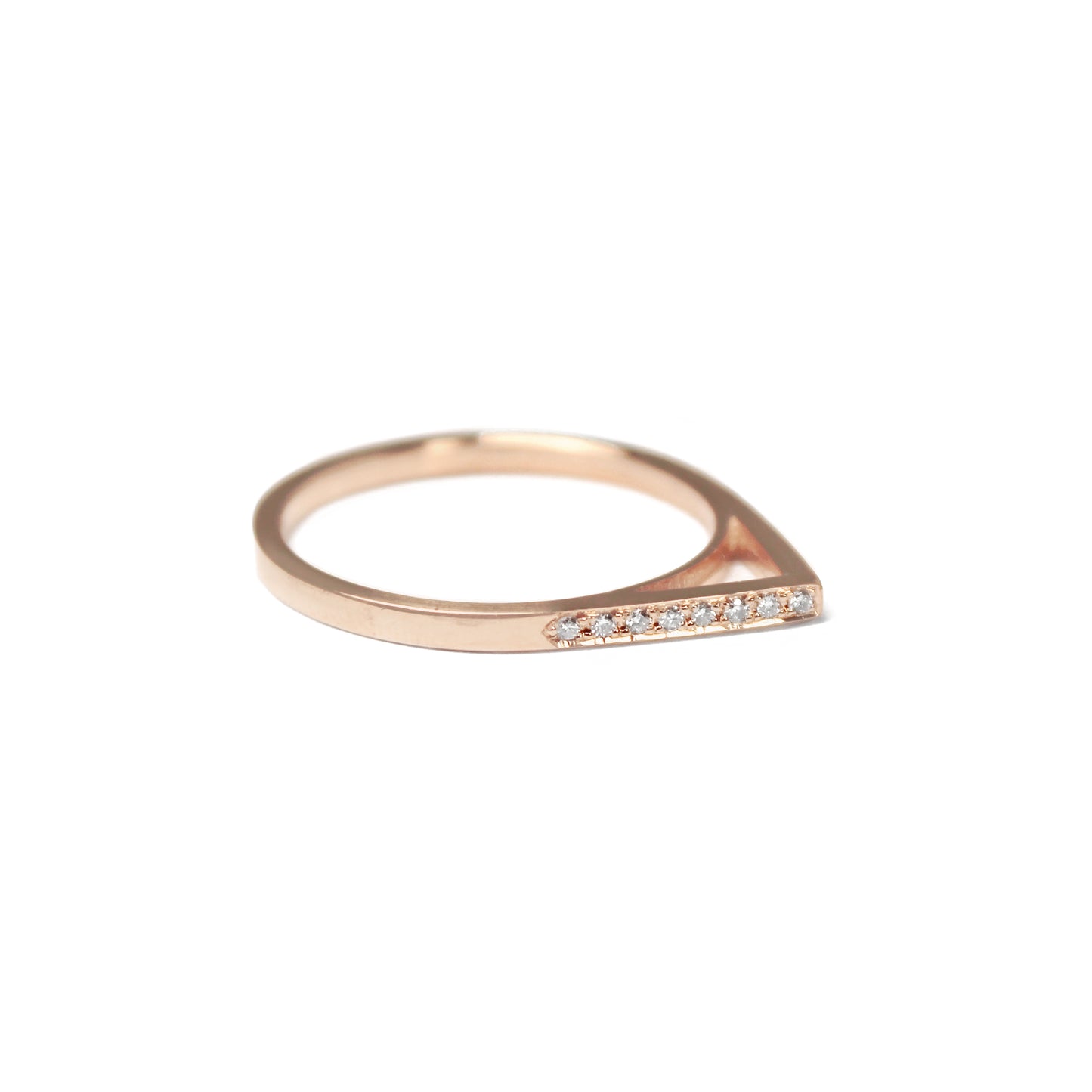 Apex Band With White Diamonds, Top