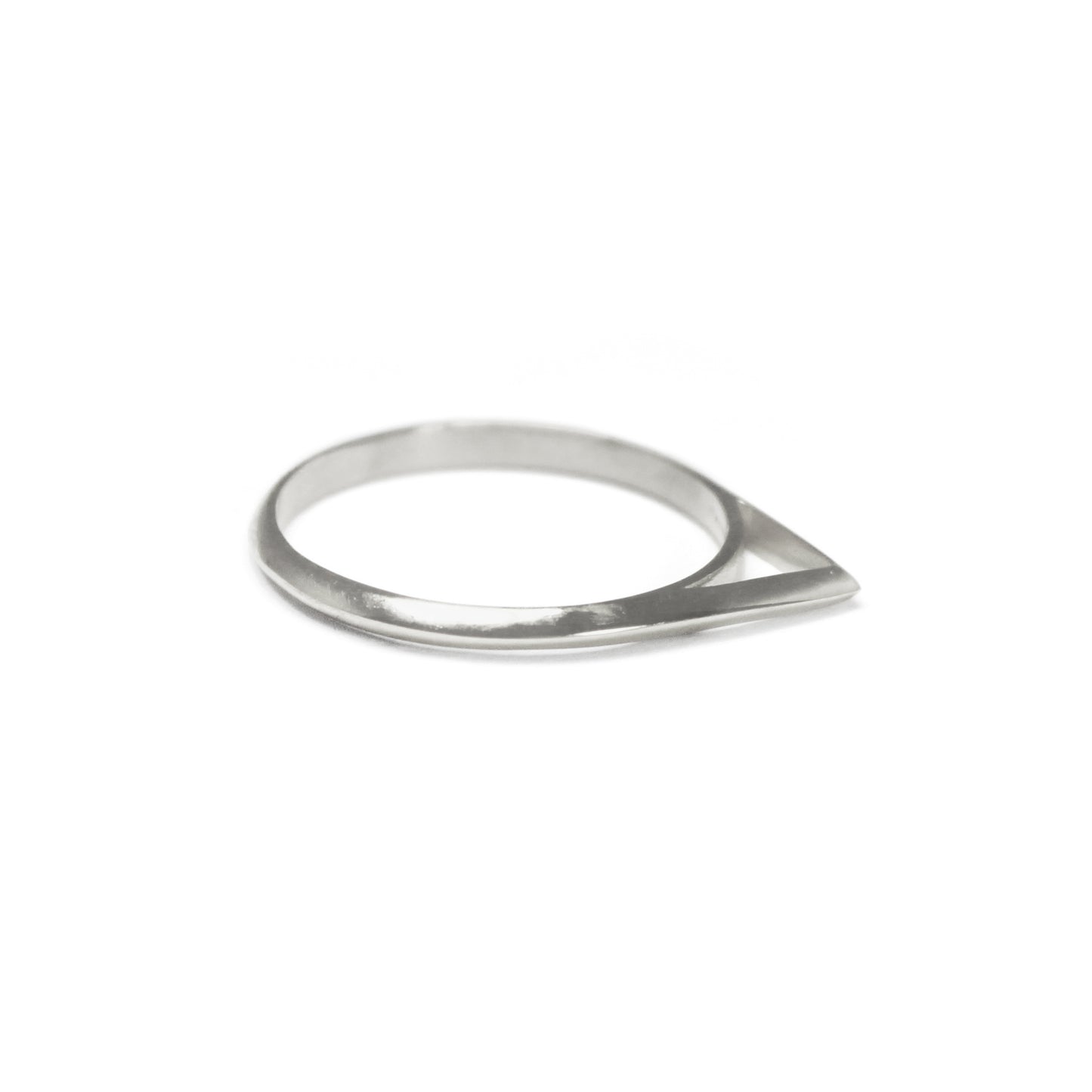Apex Band - Slender Knife Edge in Gold