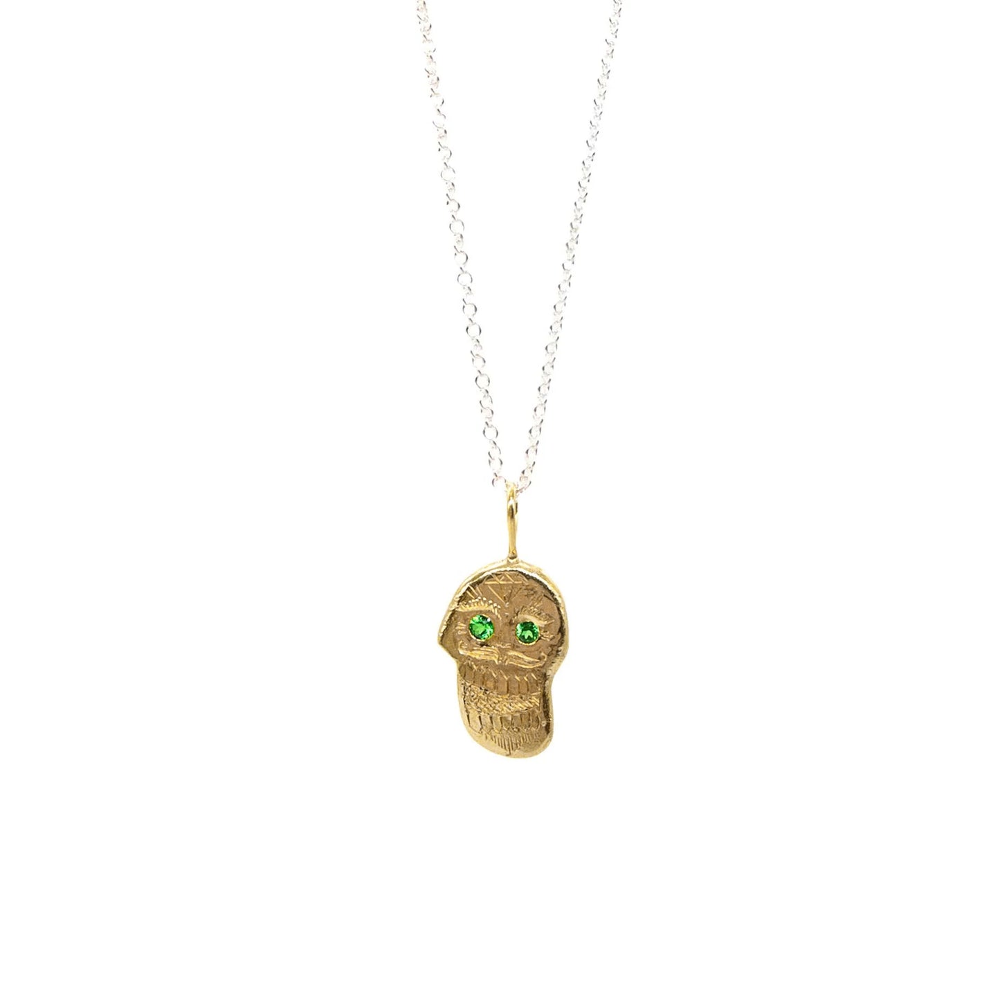 Salvaged Benjamin Skully Necklace