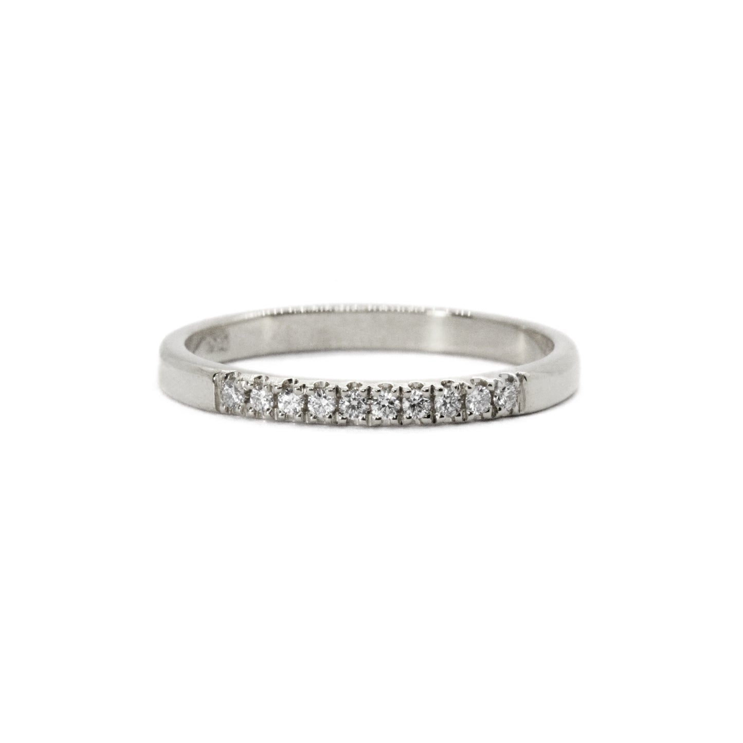 Horizon Band With 10 Diamonds