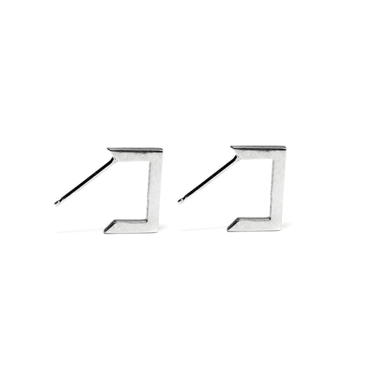 Apex Earrings - Silver Classic