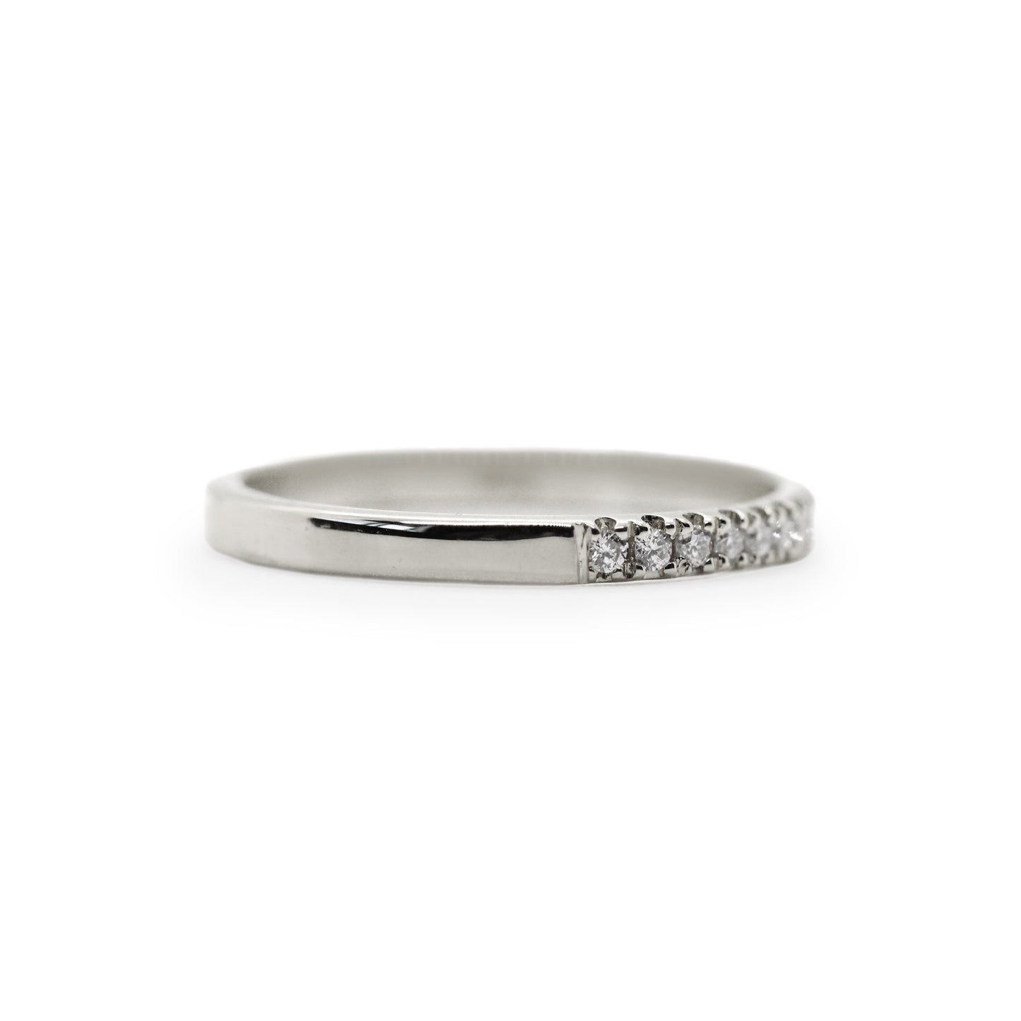 Horizon Band With 10 Diamonds