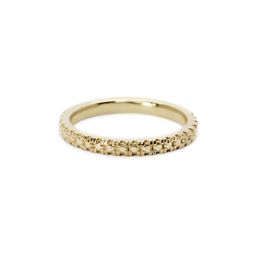 Salvaged Horizon Band in Gold
