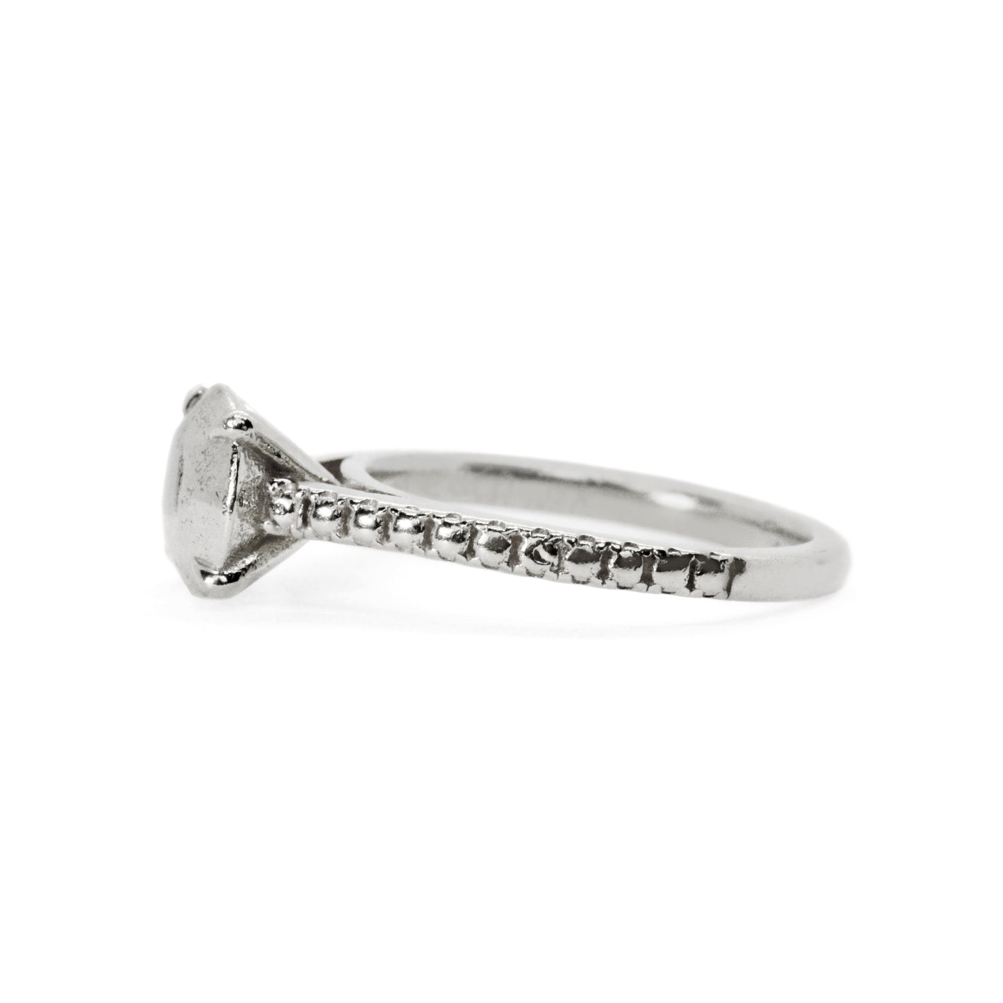 Salvaged Gold Solitaire Ring