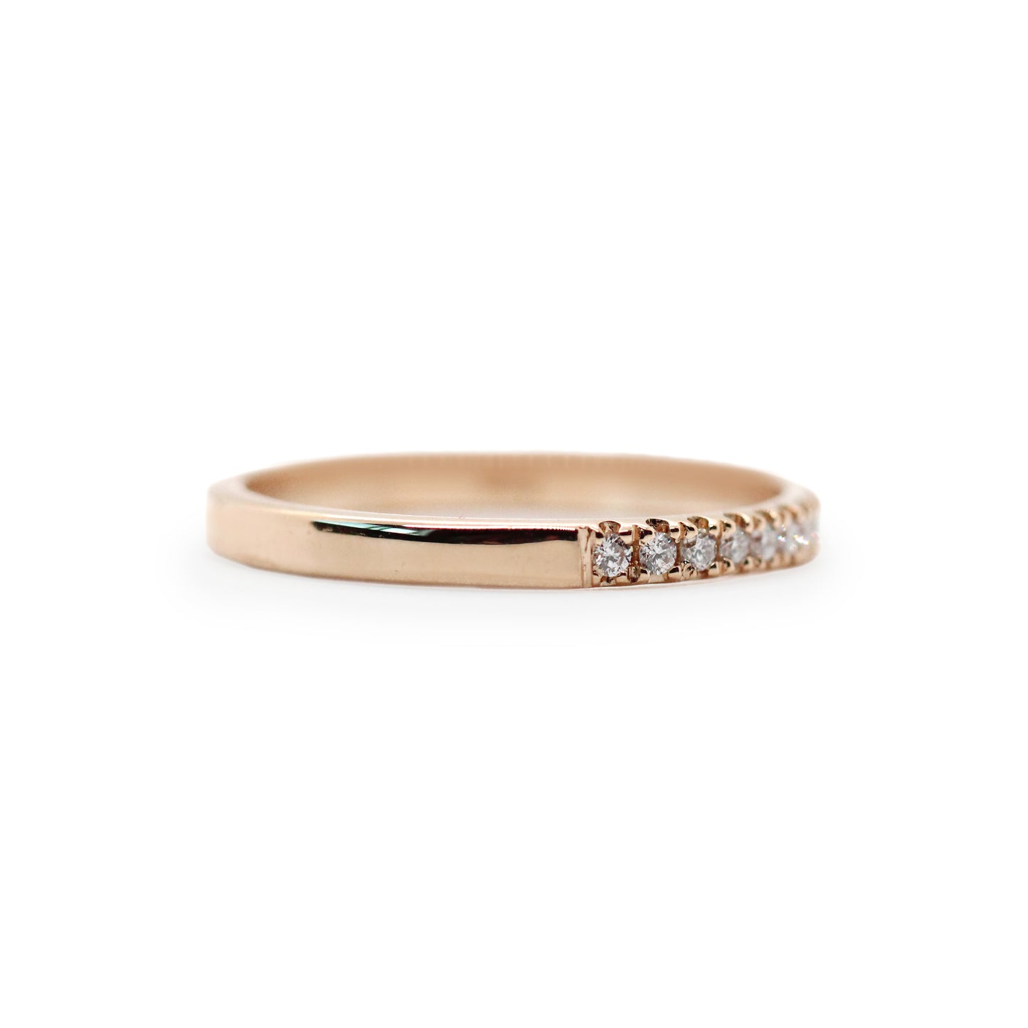 Horizon Band With 10 Diamonds