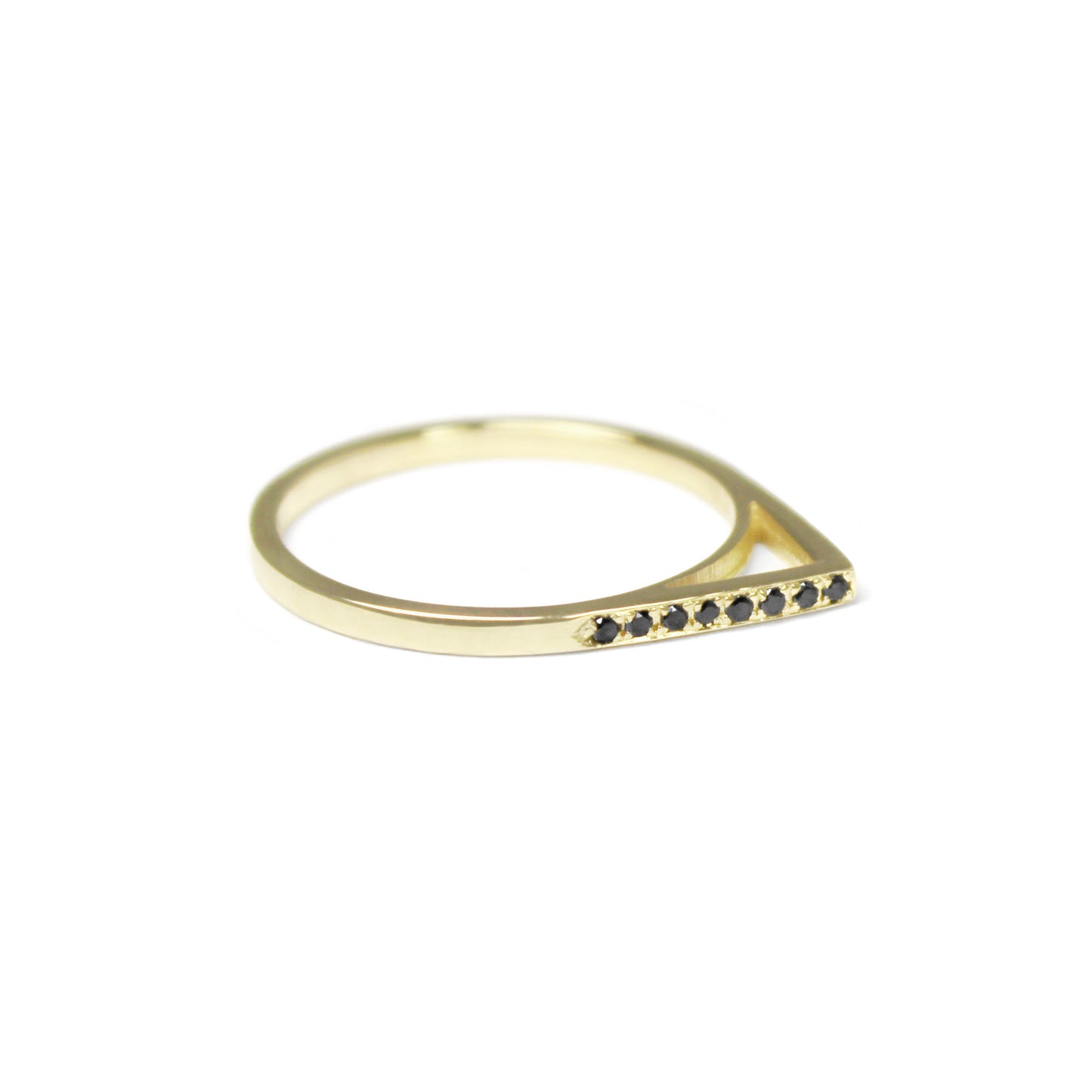 Apex Band With Black Diamonds, Top