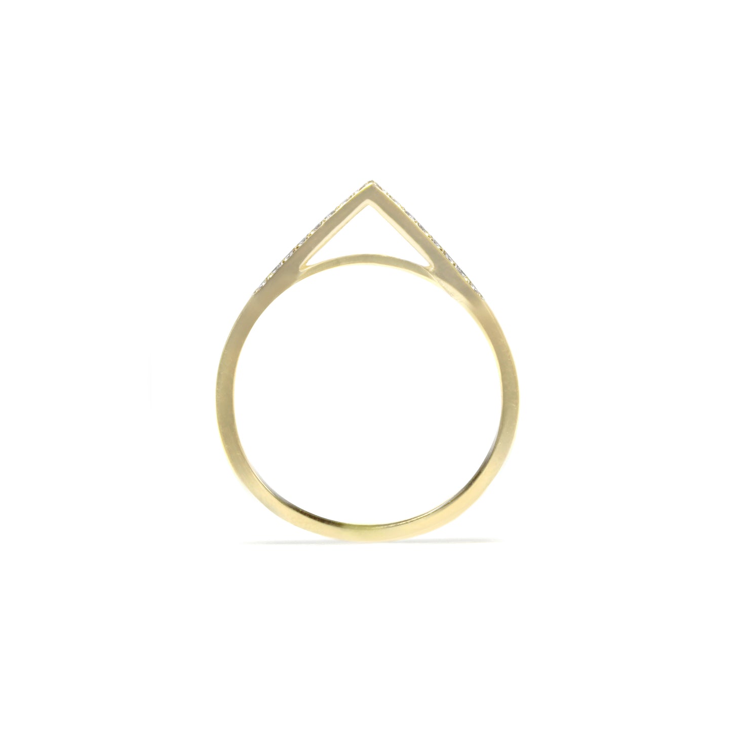 Apex Band With White Diamonds, Top