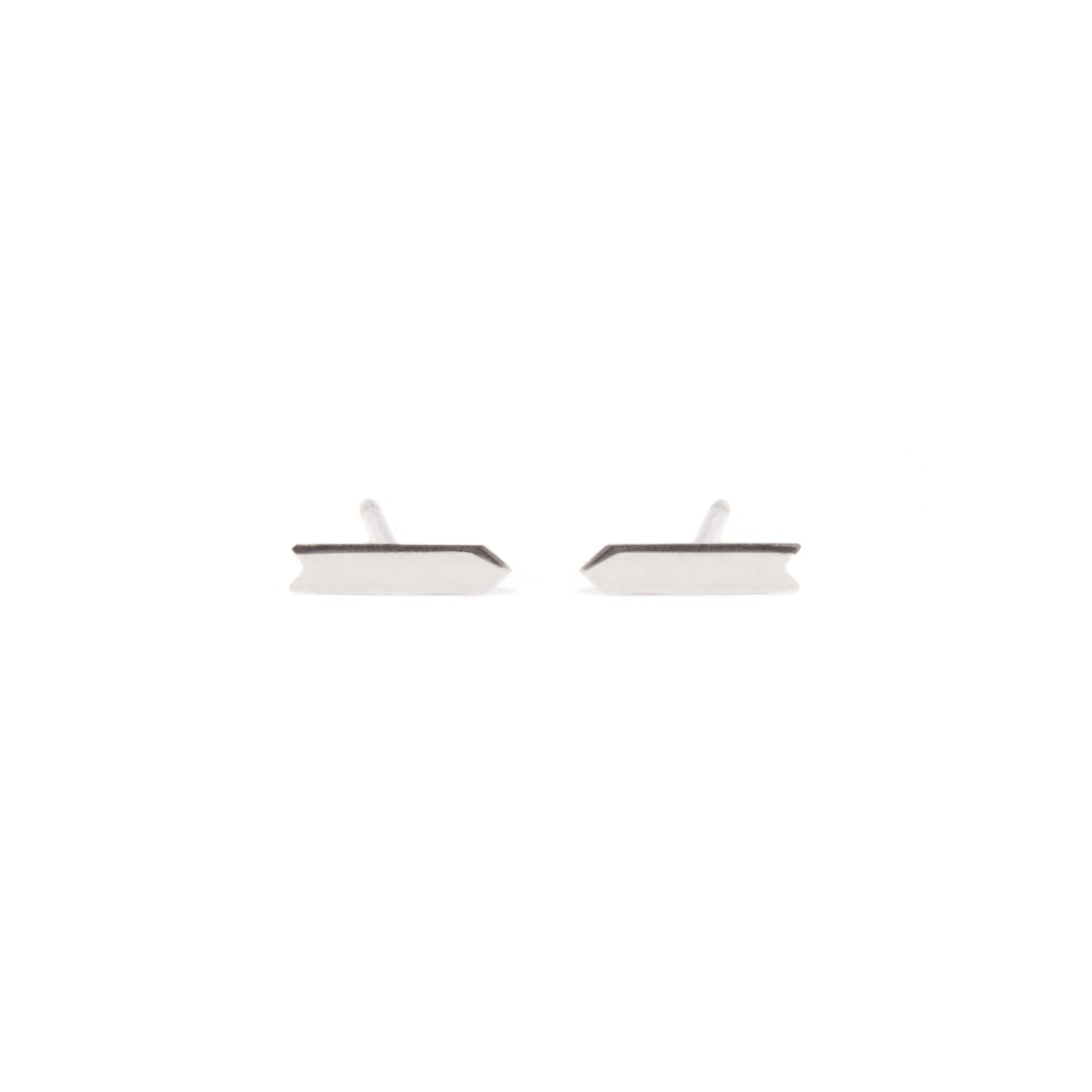 Epaulette Studs, Silver