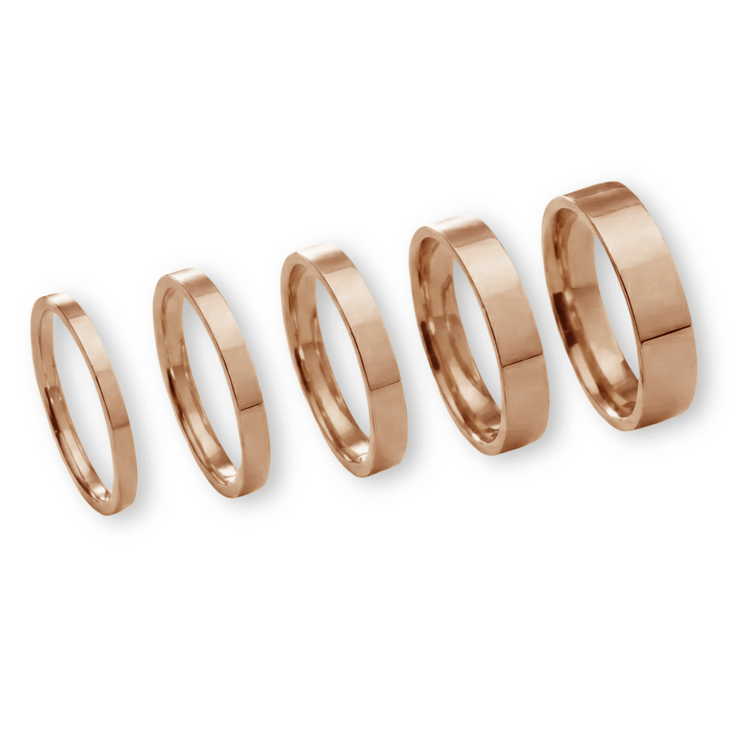 Executive, 1.5mm to 6mm, Gold Bands