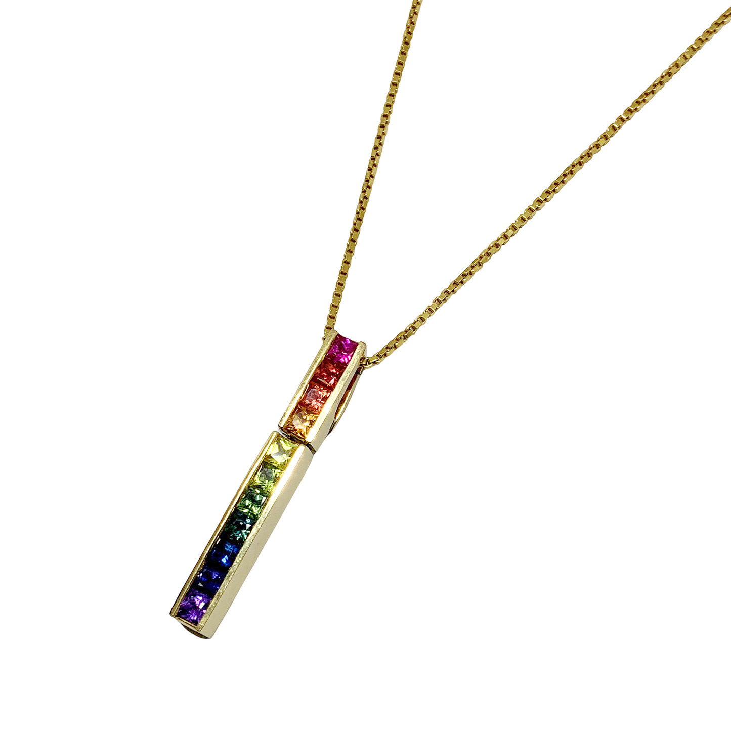 Rainbow Gemstone Pendant