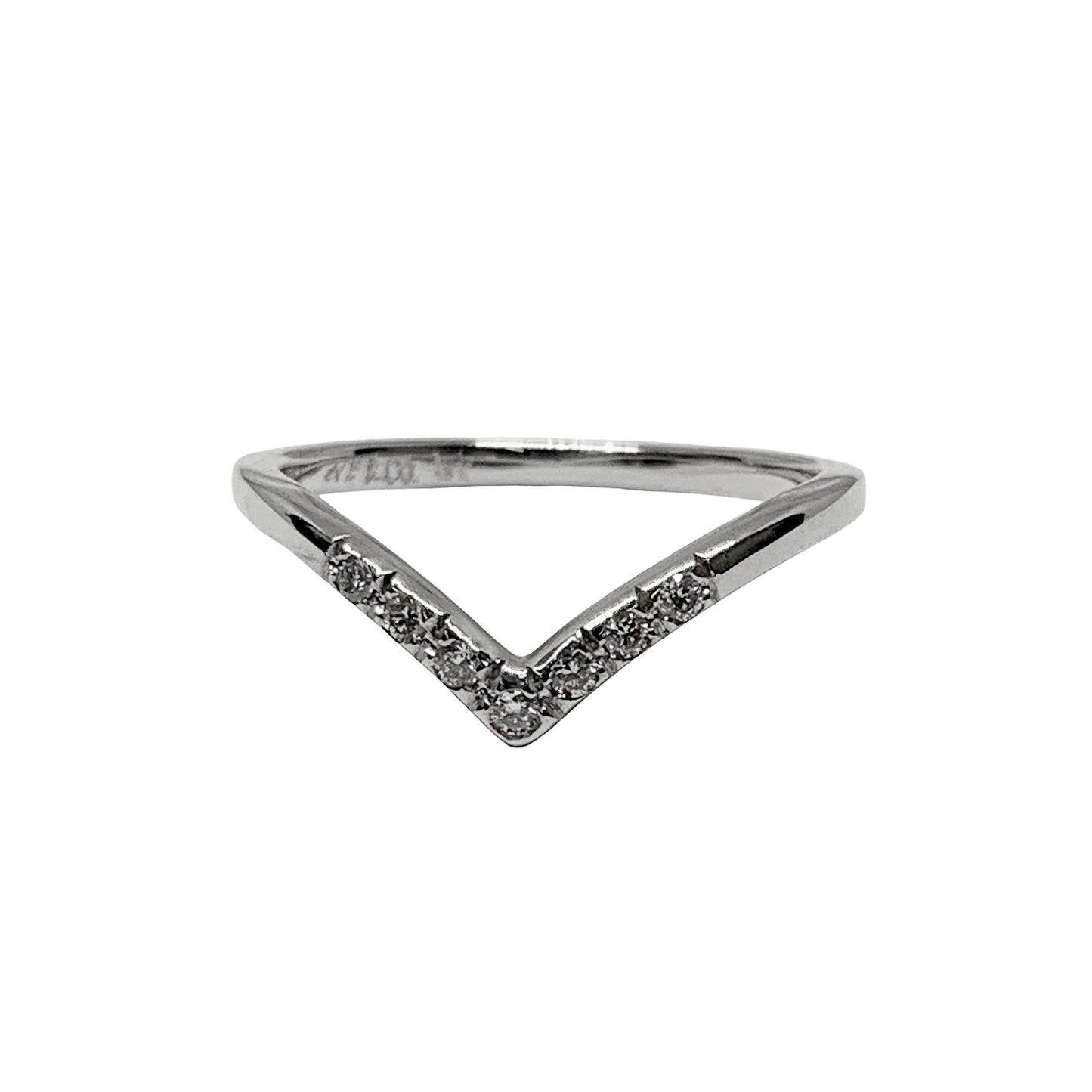 Talon Contour Band with Lab Grown Diamonds