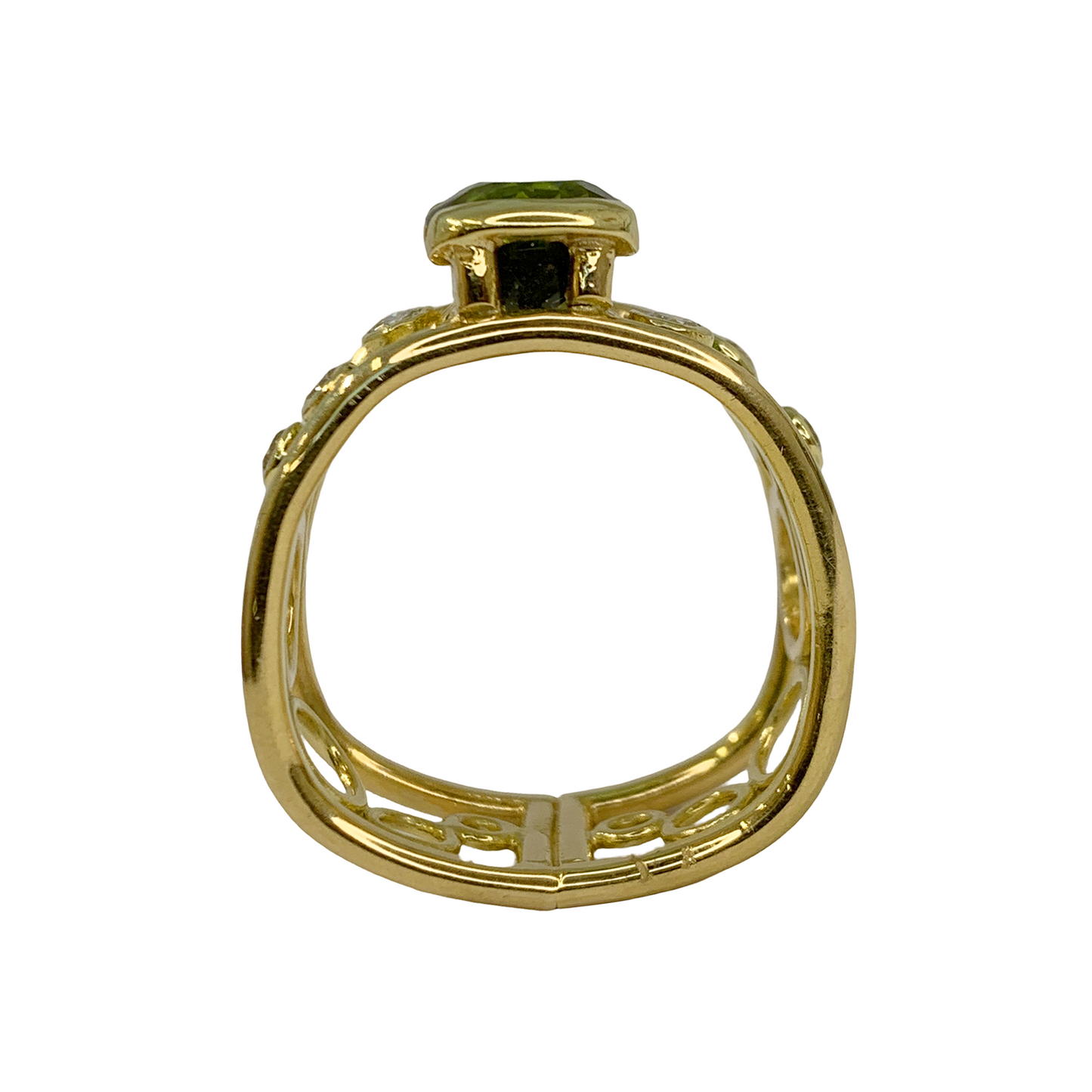 Madagascar Tourmaline Band Ring