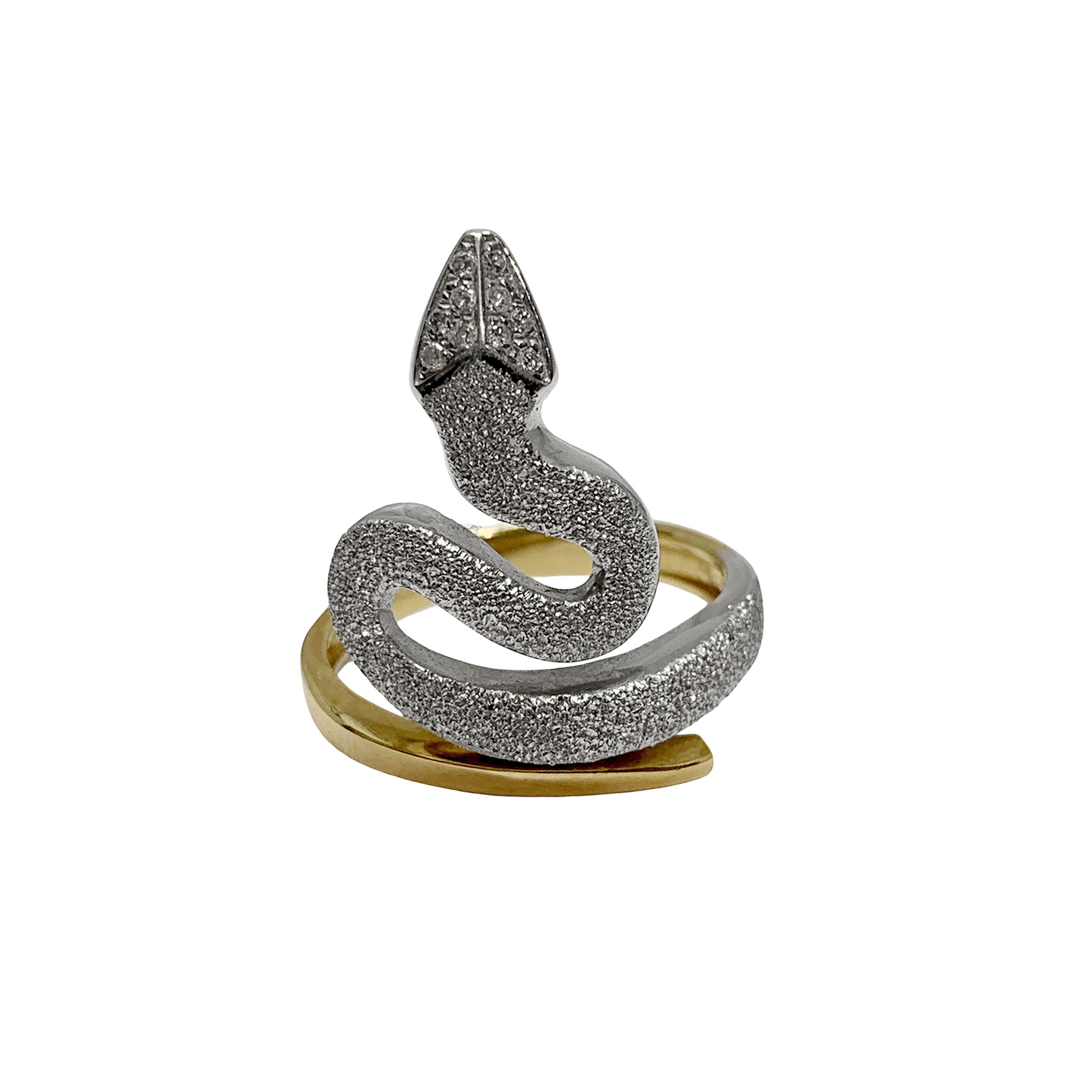 Diamond Snake Ring