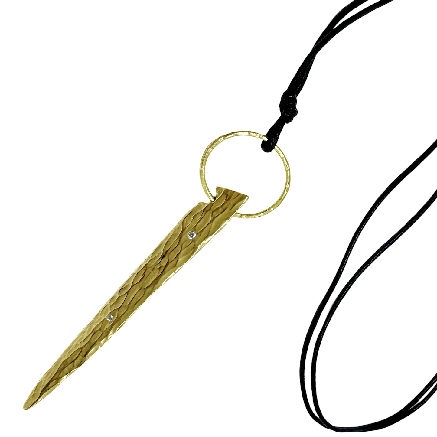 Brass Stirrer with Diamonds