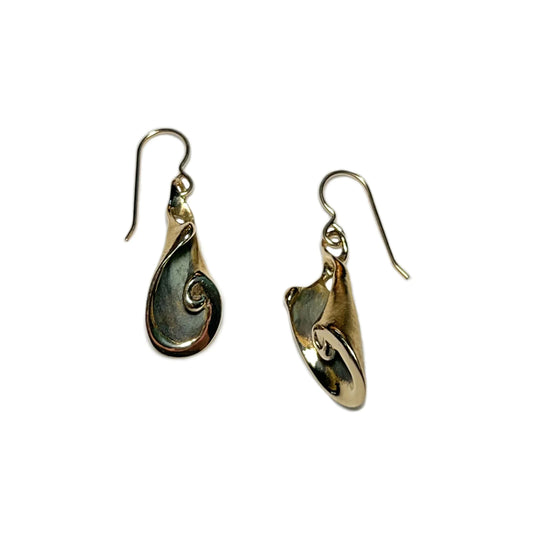 Slide Earrings - Bronze