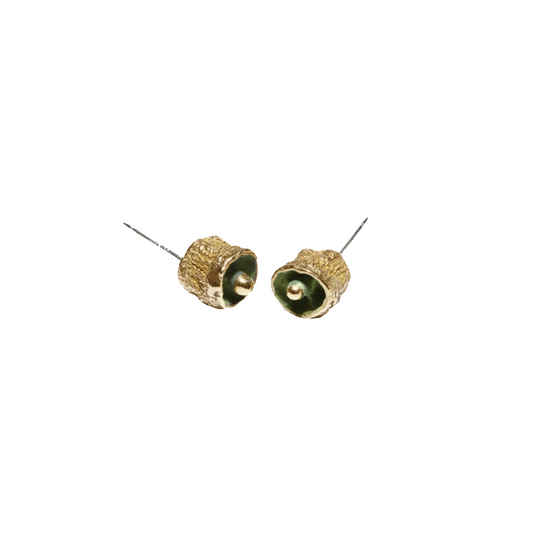 Bell Pod Stud Earrings