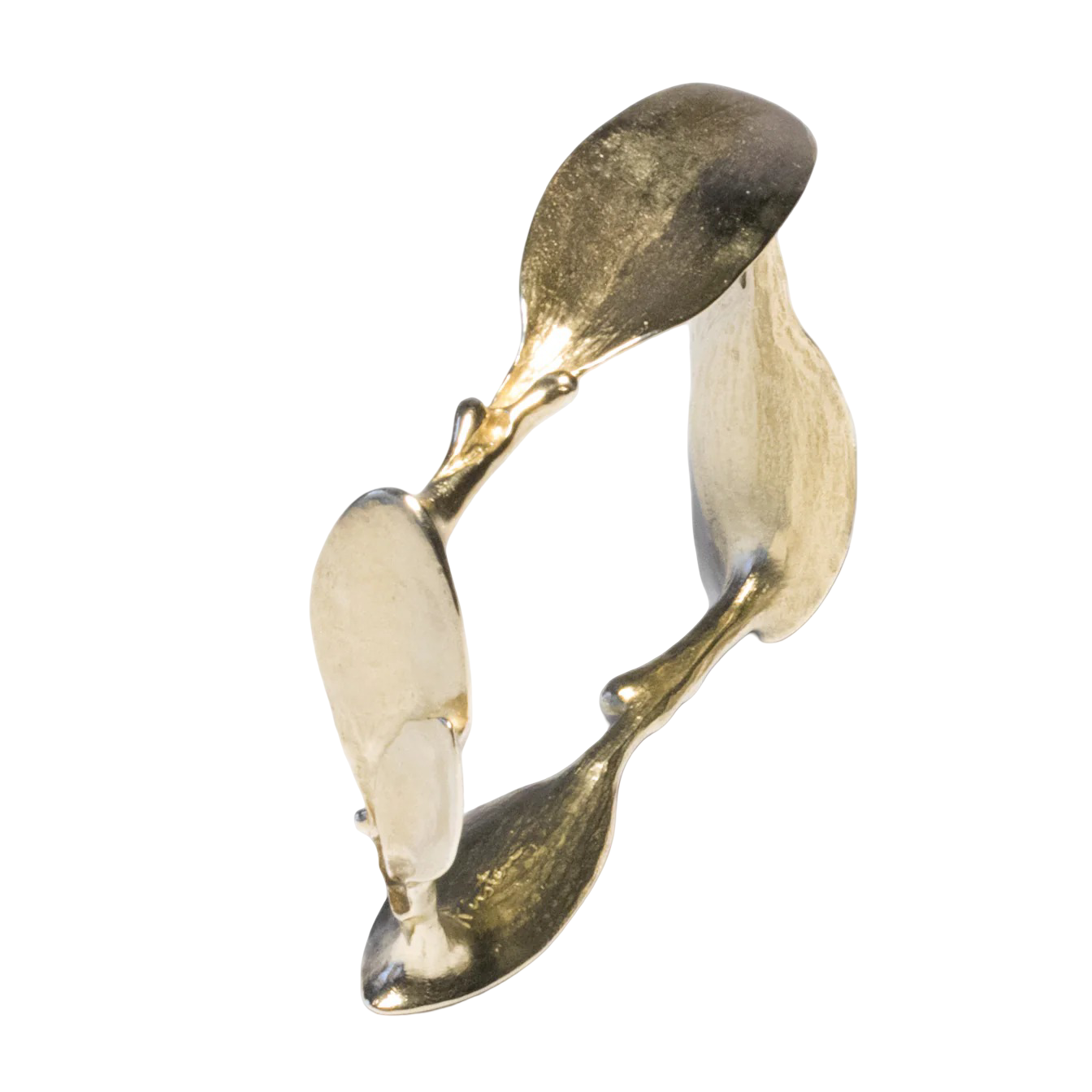 Square Leaves Bracelet - Bronze