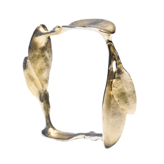 Square Leaves Bracelet - Bronze