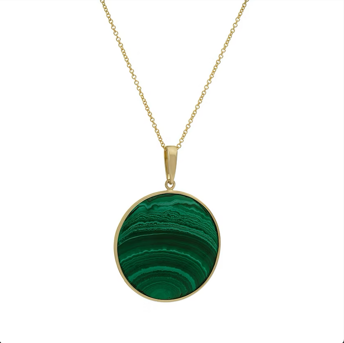 Malachite Medallion Pendant