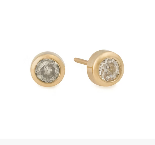 Euro Cut Diamond Studs