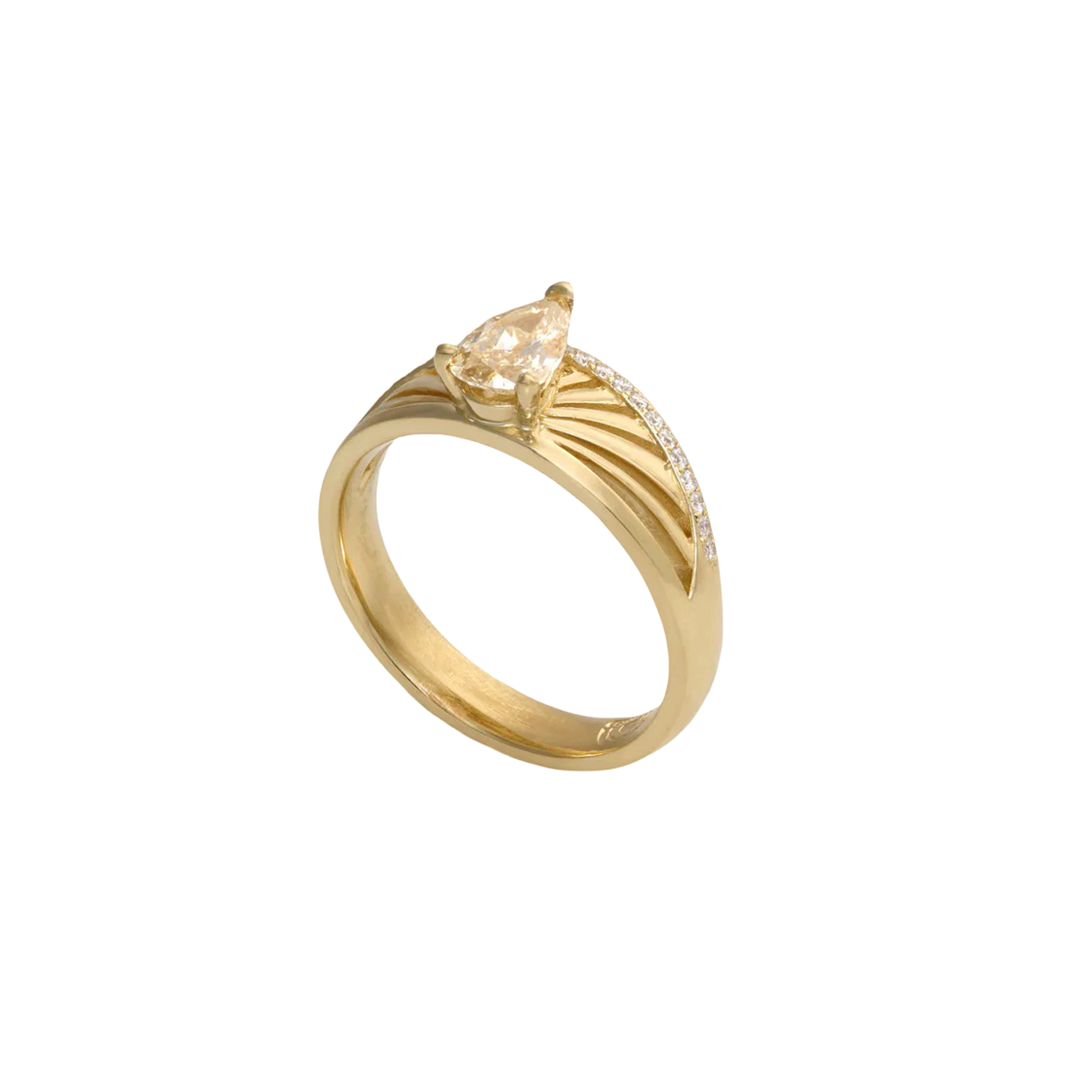 Helianthus Diamond Ring