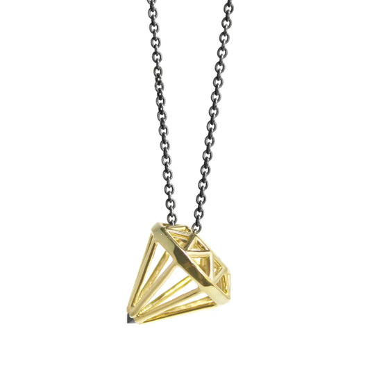 Muse Necklace with Black Diamond Culet