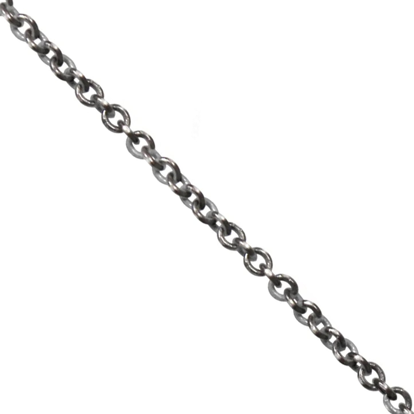 Oxidized Sterling Silver Chain