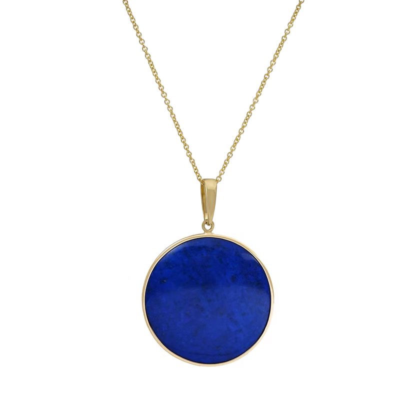 Lapis Medallion Pendant