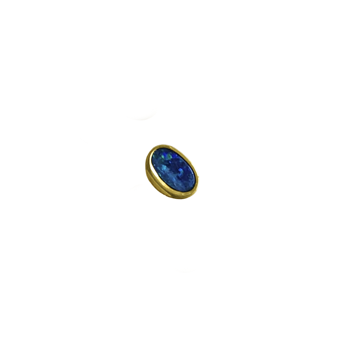 One of a Kind Australian Opal Stud Earring - Sold as Single Only
