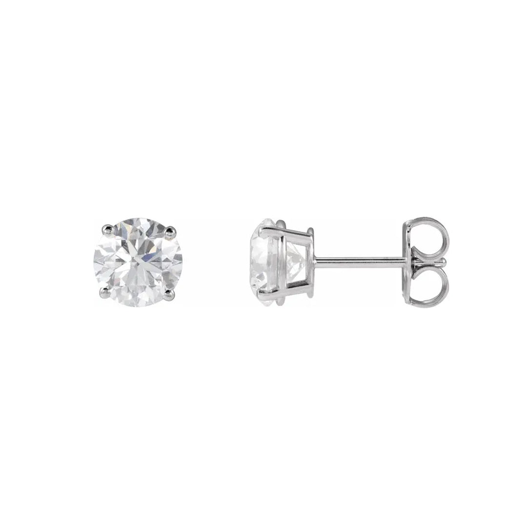 1.02 tcw Lab Grown Diamond Stud Earrings