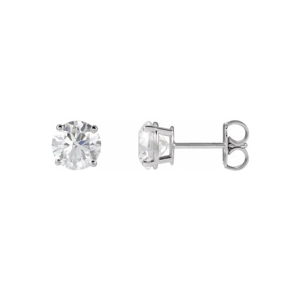 1.02 tcw Lab Grown Diamond Stud Earrings