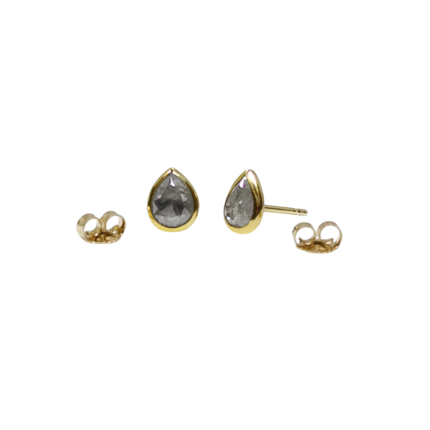 Icy Diamond Drop Stud earrings