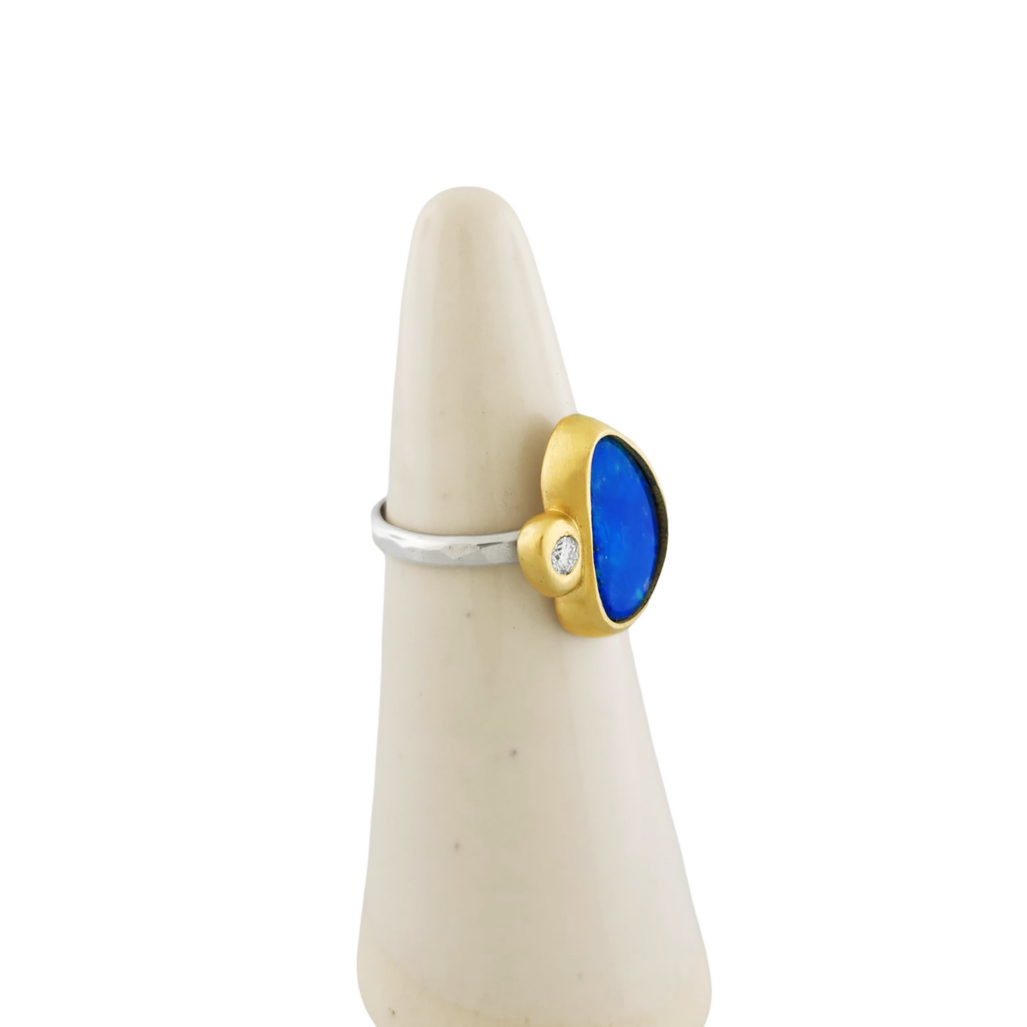 Black Opal Diamond Ring #2