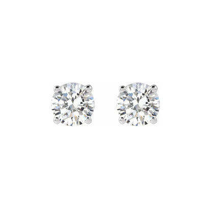 2 tcw Lab Grown Diamond Stud Earrings