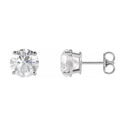 3 tcw Lab Grown Diamond Stud Earrings