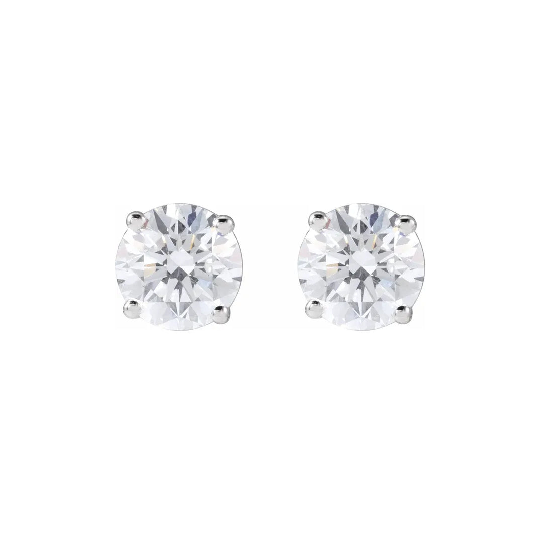 3 tcw Lab Grown Diamond Stud Earrings