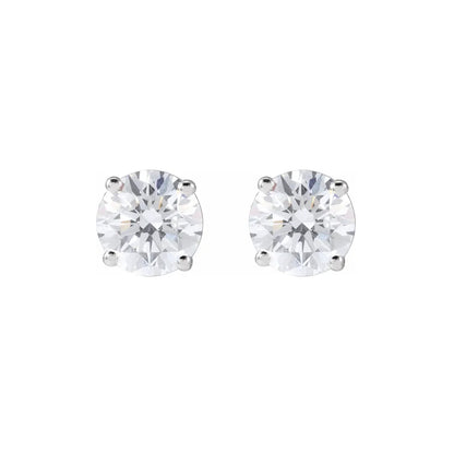 3 tcw Lab Grown Diamond Stud Earrings