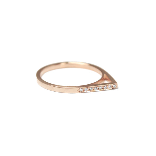 Apex Band With White Diamonds, Top