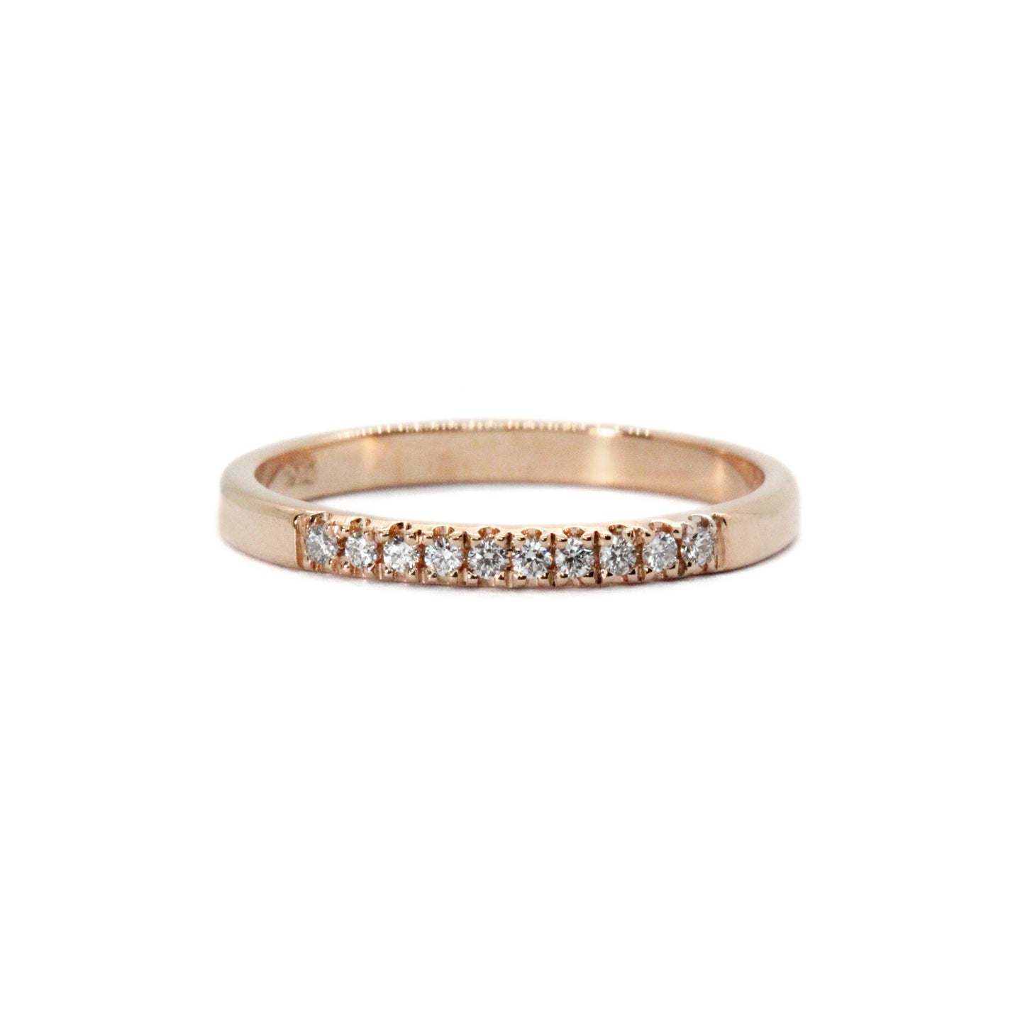 Horizon Band With 10 Diamonds