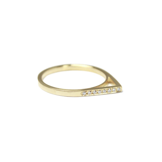 Apex Band With White Diamonds, Top