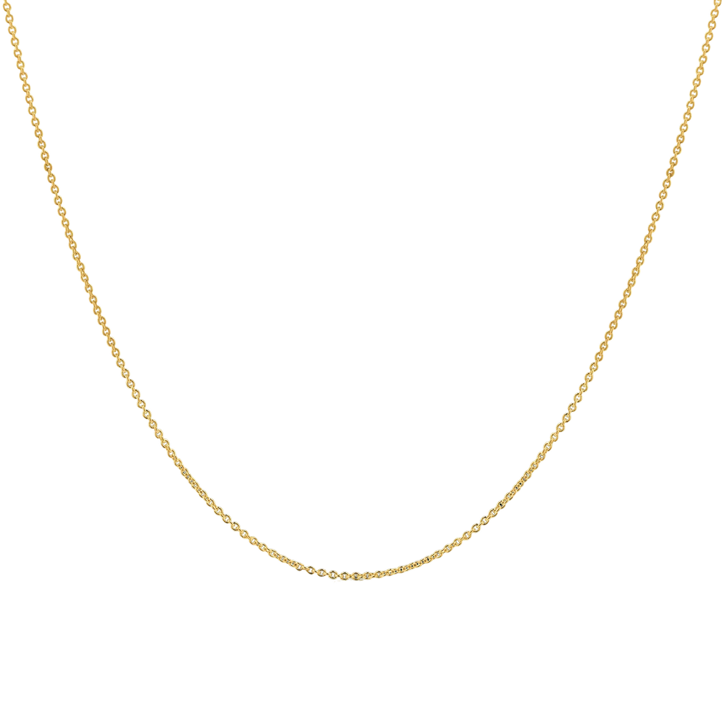 Fairmined 14K Yellow Gold 1.2mm Cable Chain - 16 inches