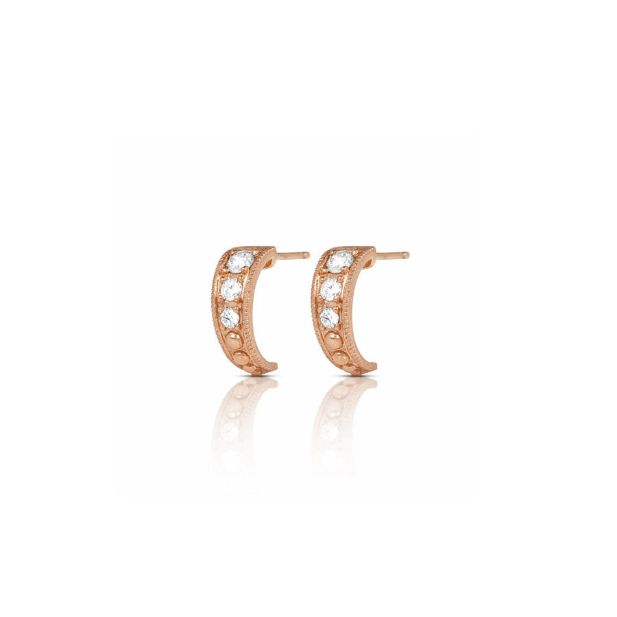 Amelia Huggie Hoop Earrings