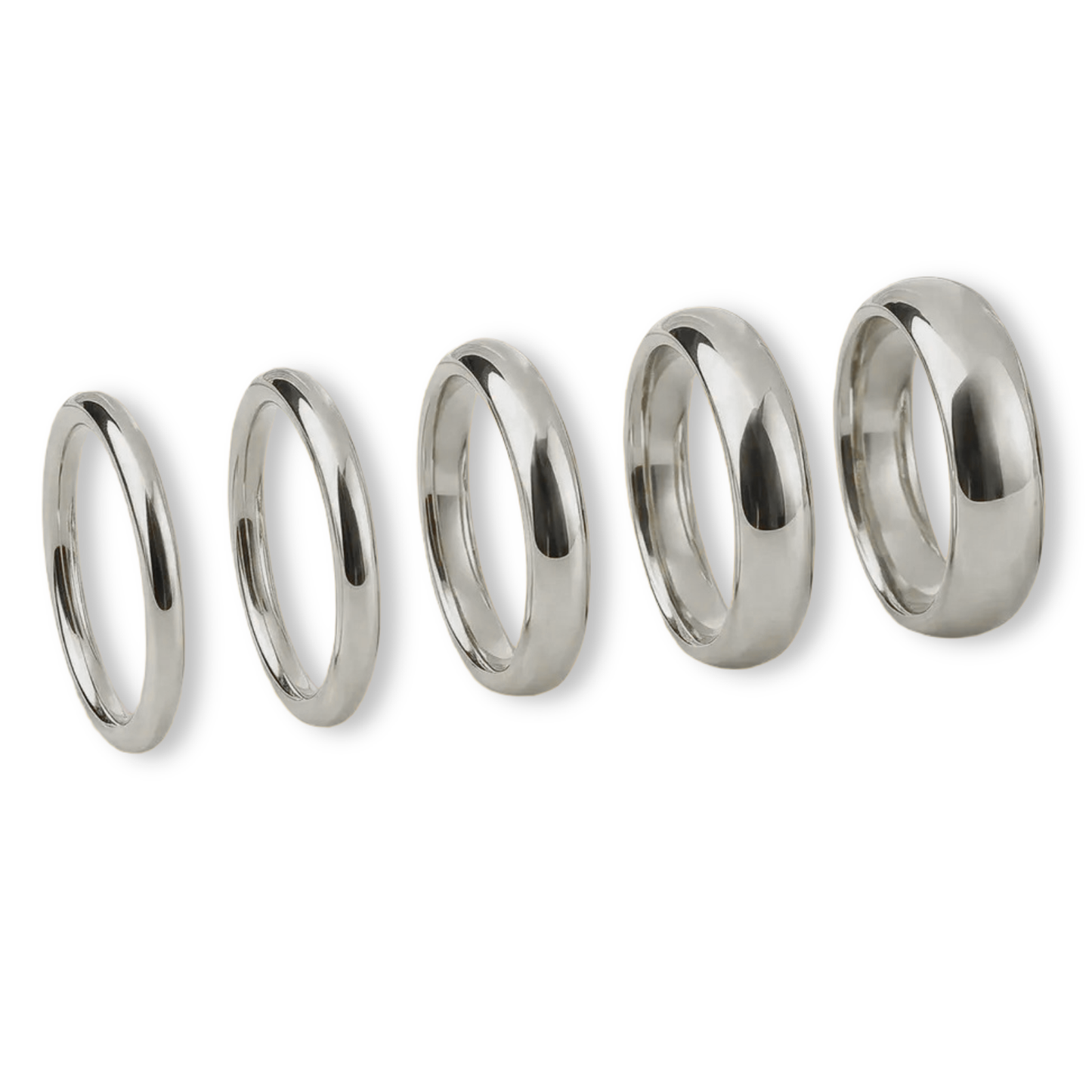 Aerol, 1.5mm to 6mm, Gold Bands