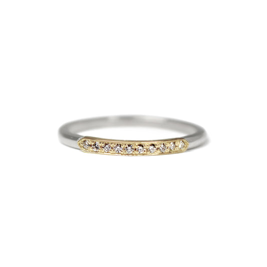 Epaulette Diamond Band