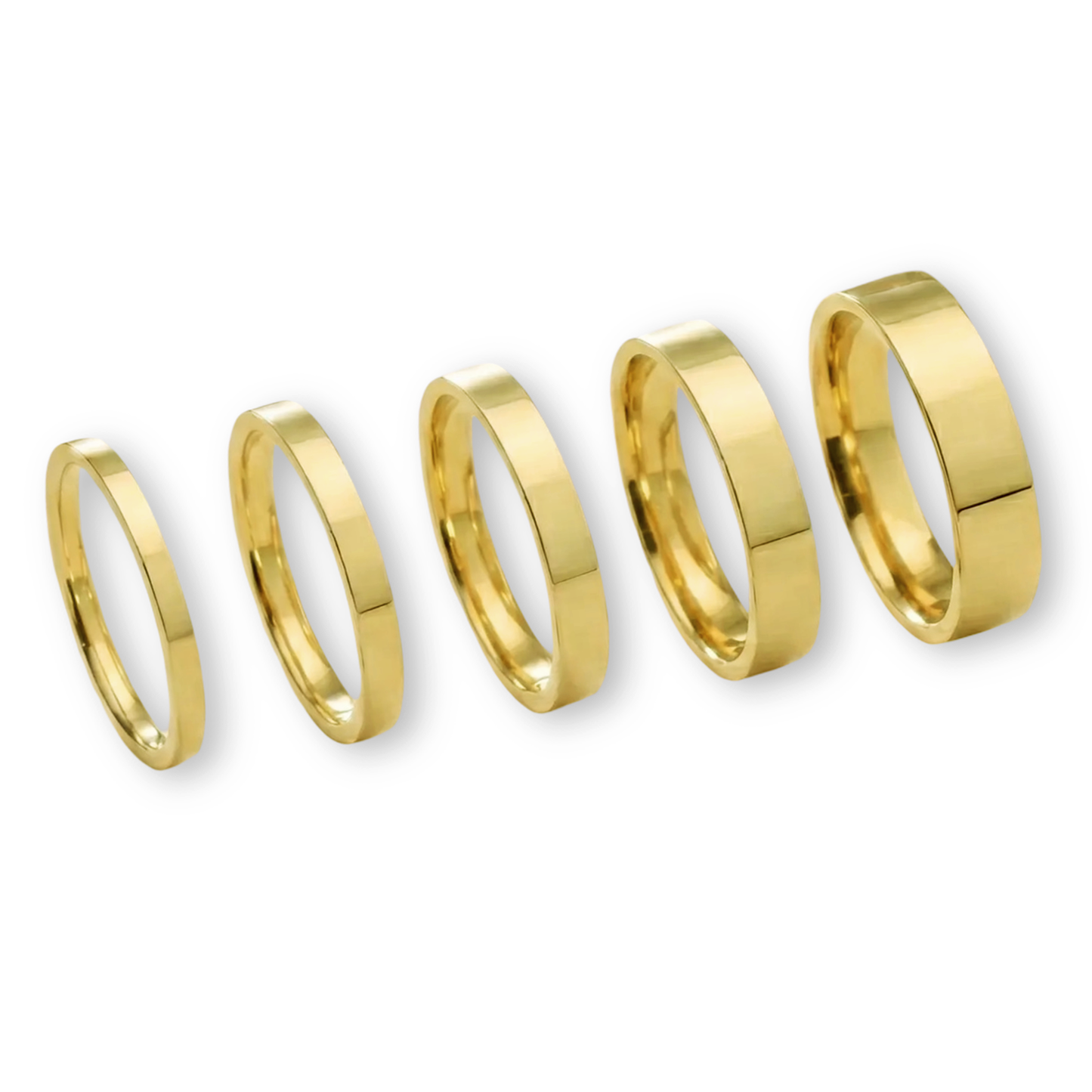 Executive, 1.5mm to 6mm, Gold Bands