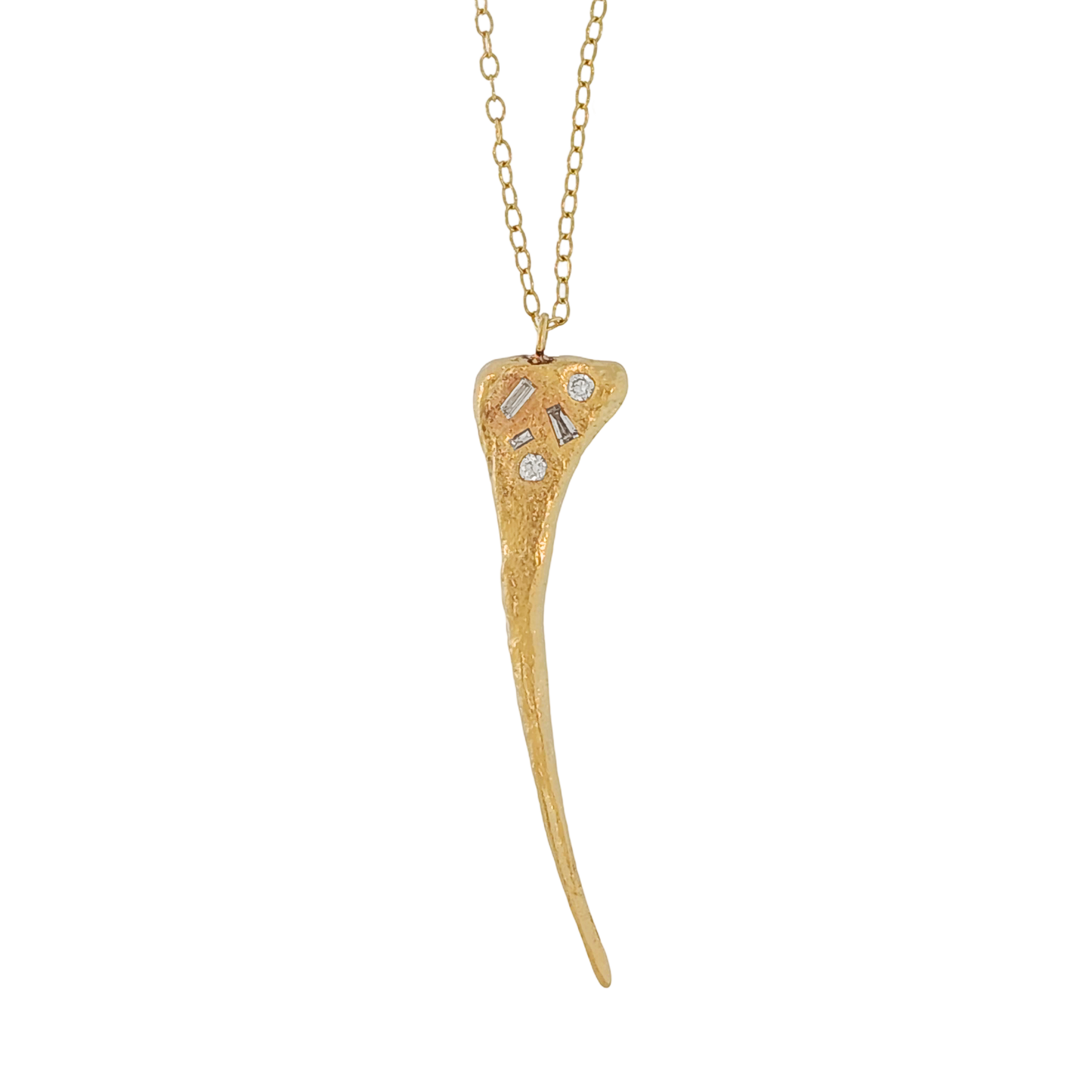 Os d'Oiseau Gold Necklace