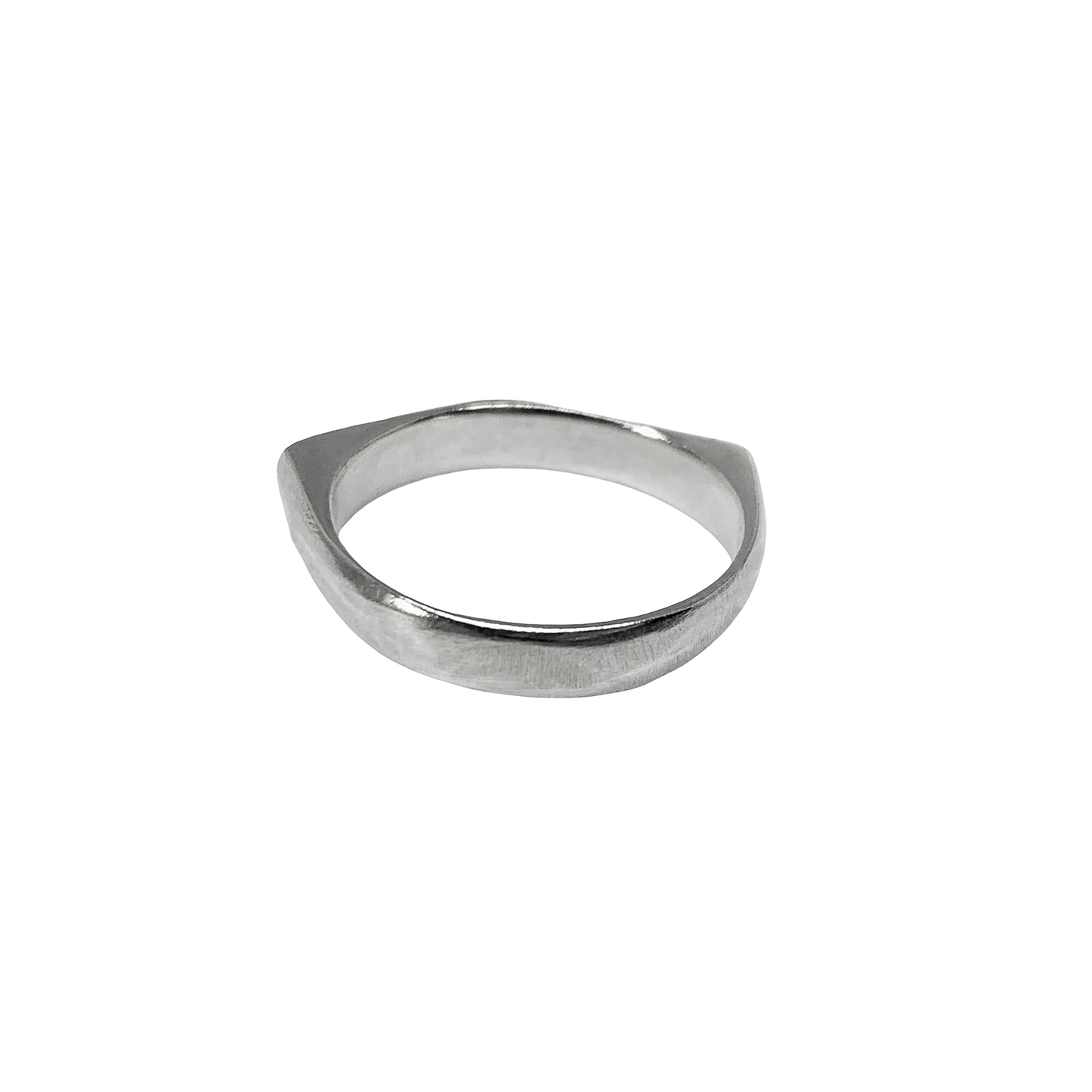 Faceted Band in Sterling Silver